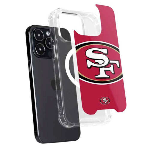NFL San Francisco 49ers Large Logo iPhone 16 Pro MagSafe Case